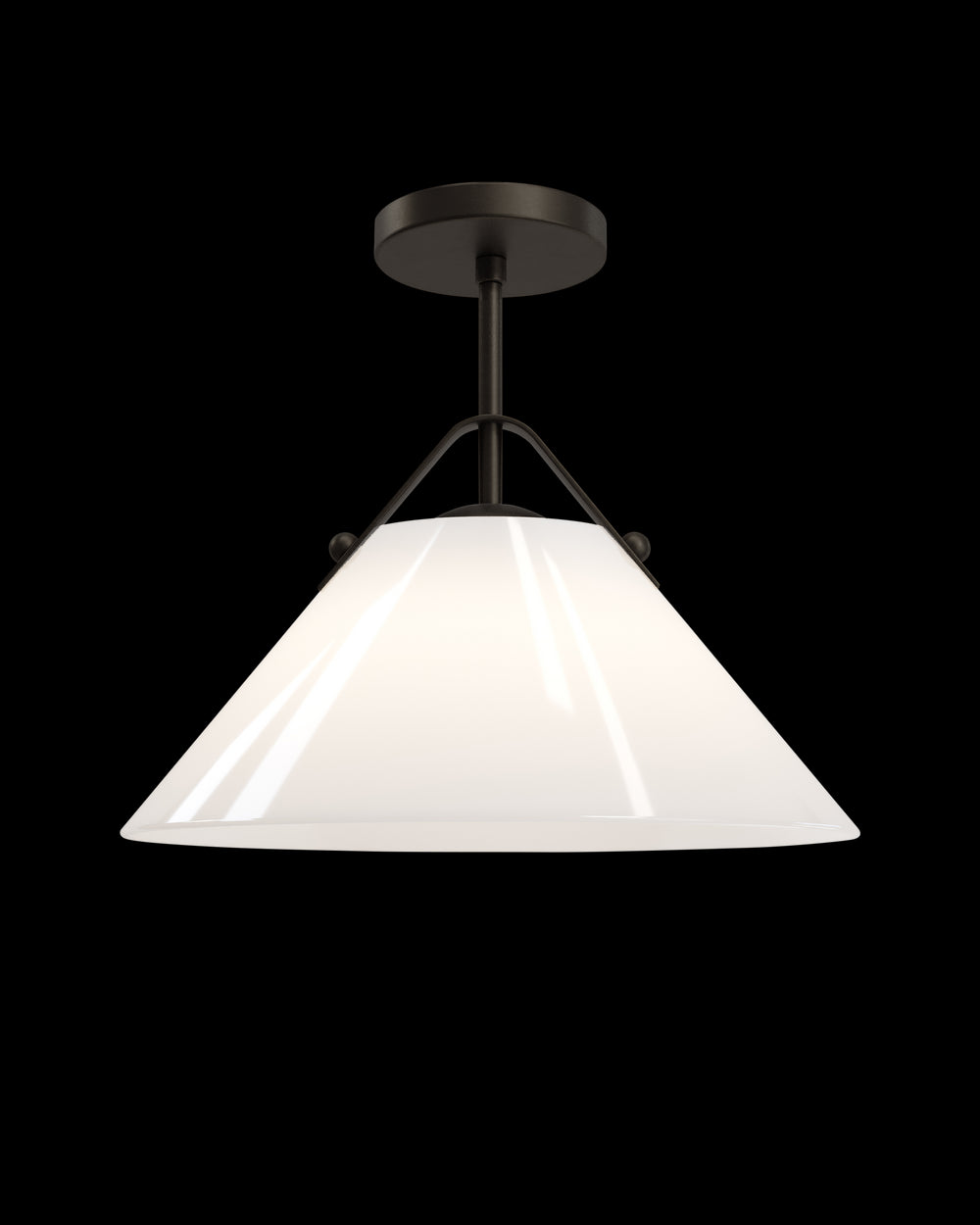 Currey & Company Bronwen Bronze Pendant