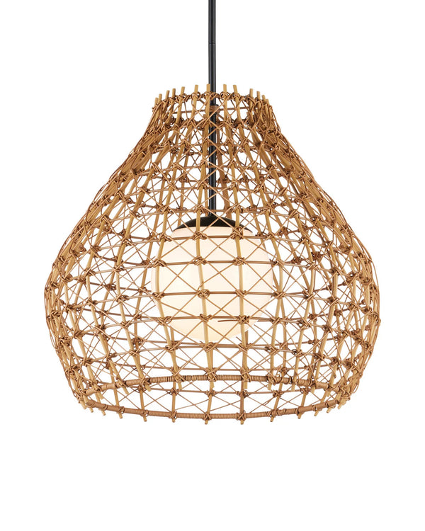 Currey & Company 21" Bly Outdoor 1 Light Pendant