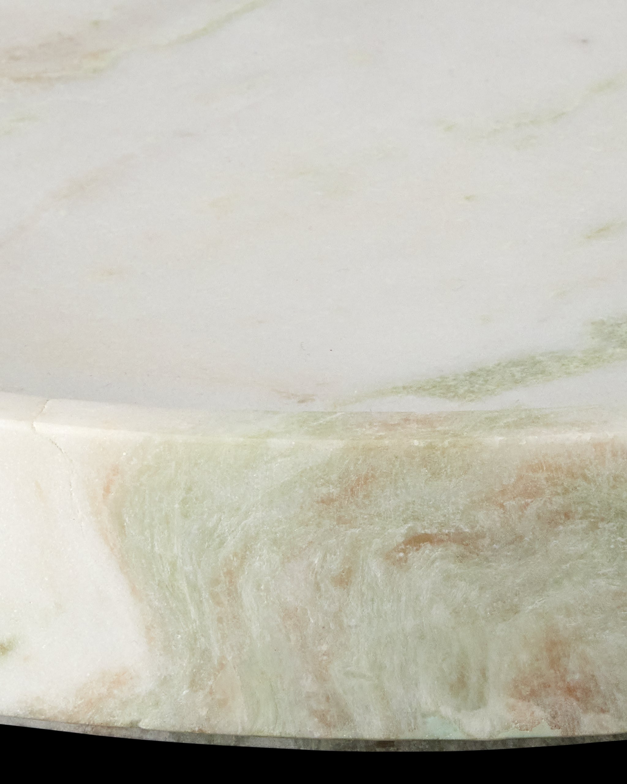 Currey & Company Bilbao Onyx Round Tray