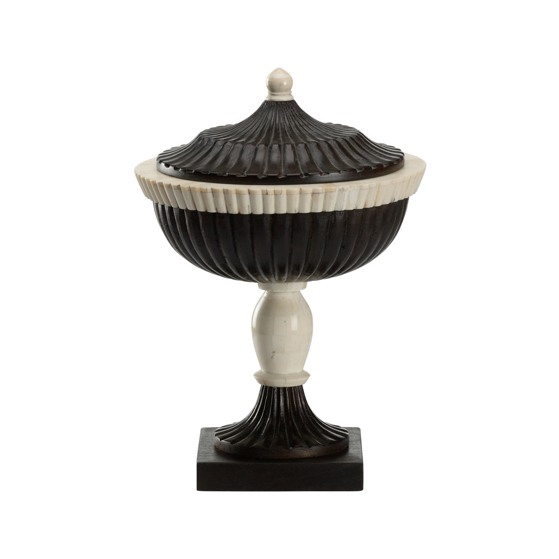 Chelsea House Cyrus Bone And Wood Pedestal