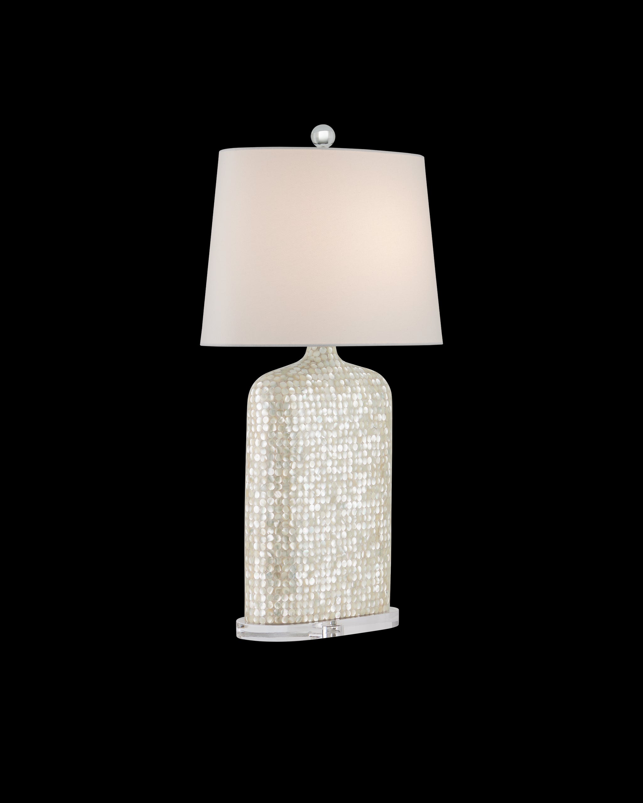 Currey & Company Gerri Dot Mother Of Pearl Table Lamp