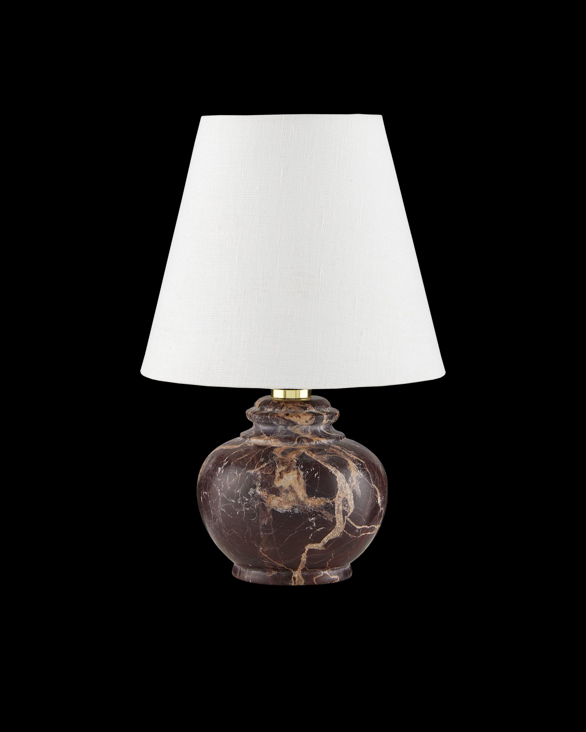 Currey & Company Piccolo Brown Mini Table Lamp