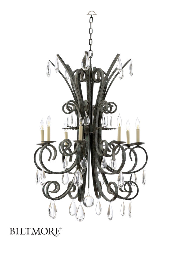 Wildwood Grand Stairs Chandelier Verde