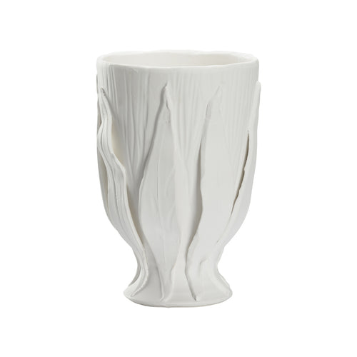 Chelsea House Umbria Footed Vase Ivory