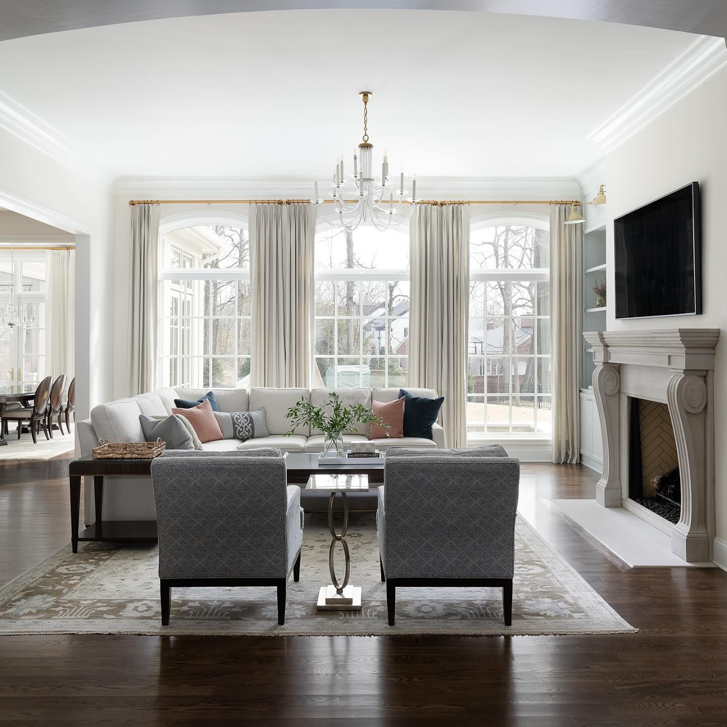 Currey & Company Bangle Accent Table