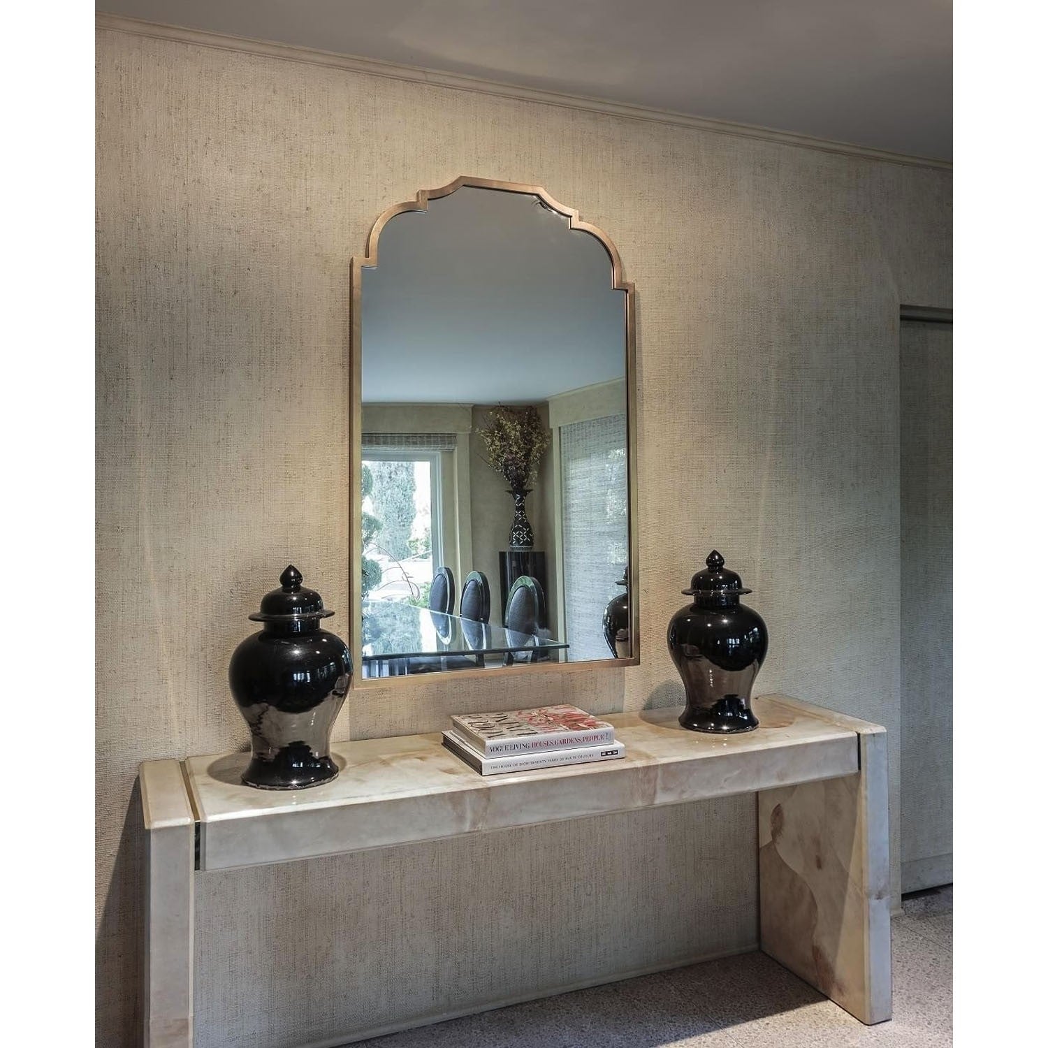 Barclay Butera for Mirror Home Arc de Triomphe Wall Mirror, Gold