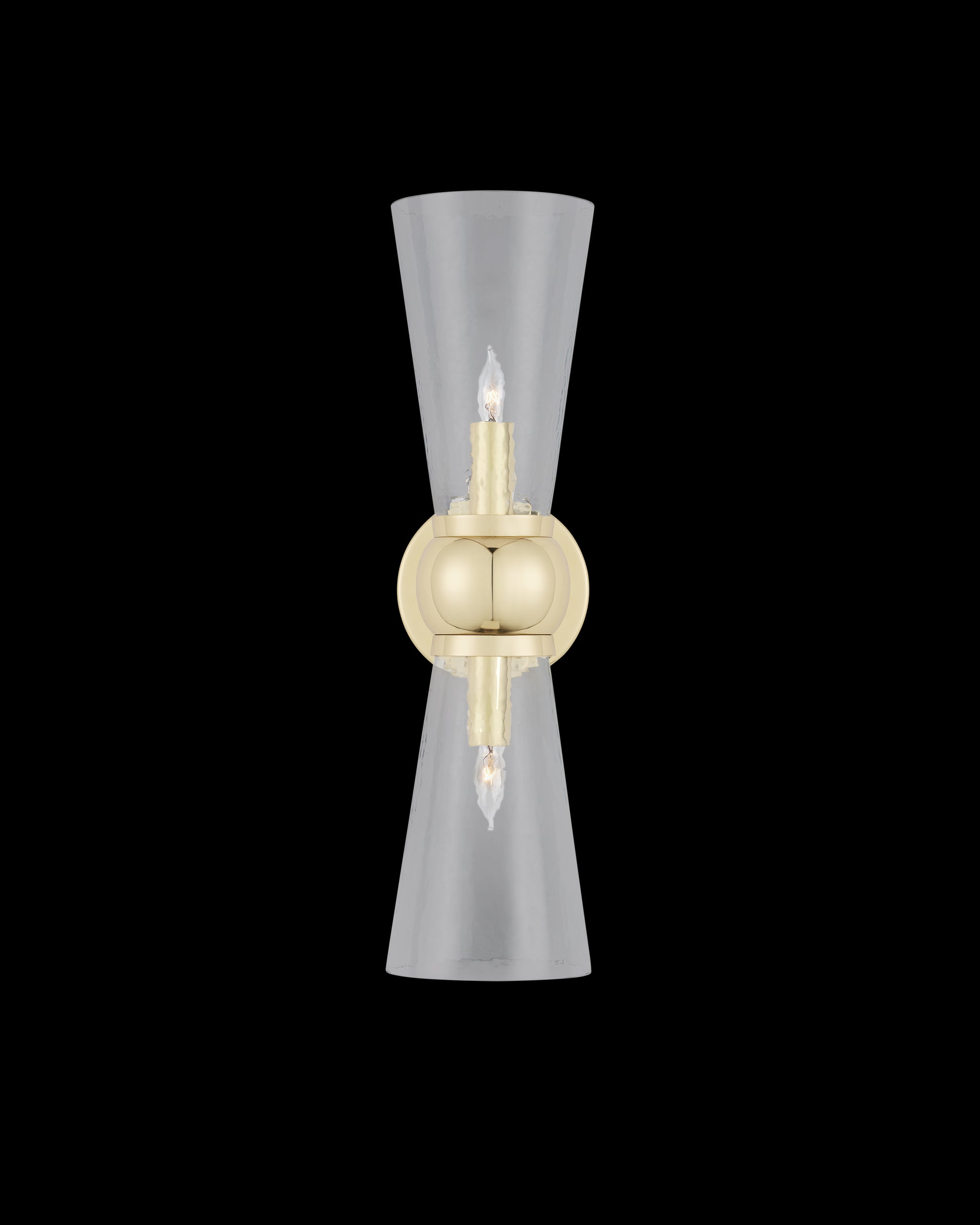 Currey & Company Byford Brass Bath Wall Sconce