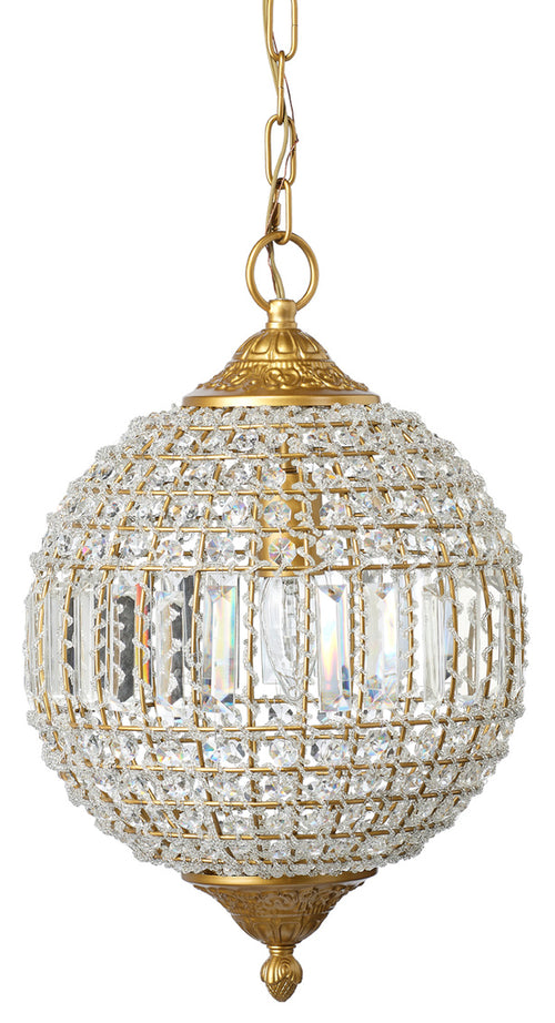 Crystal Orb Pendant Light