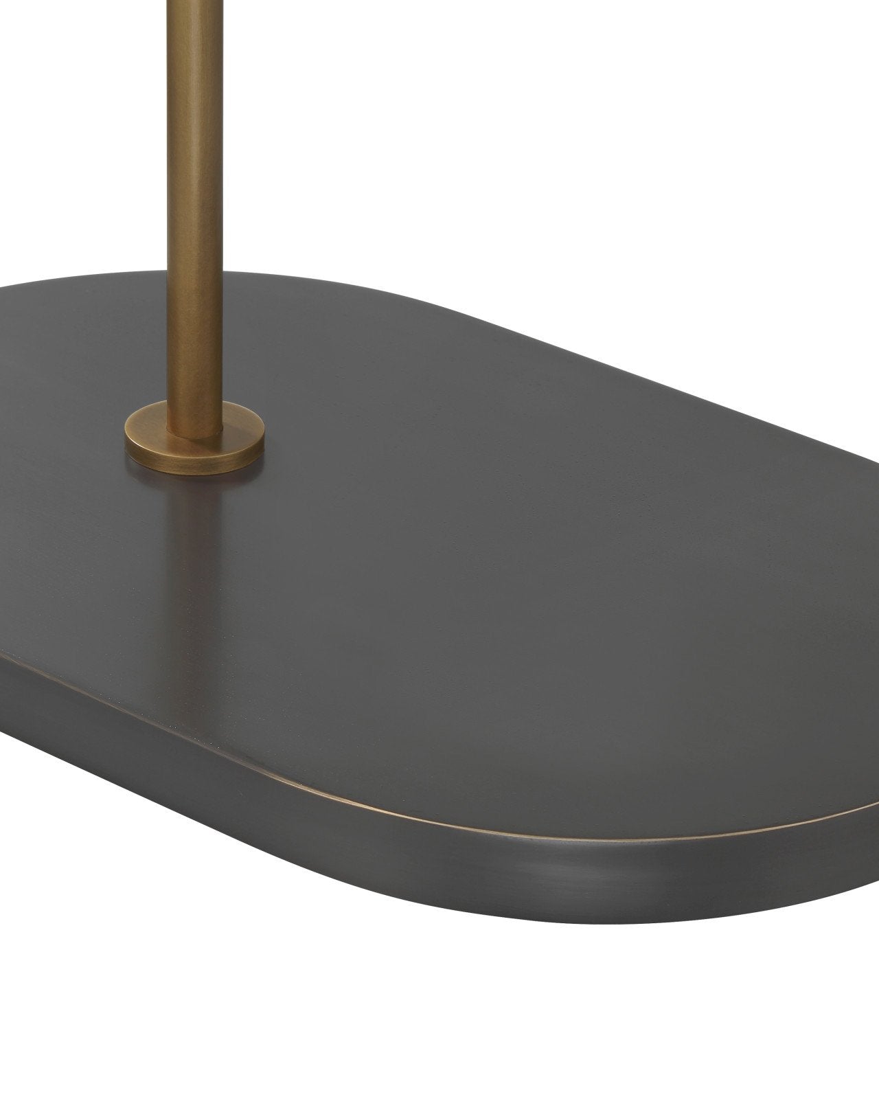 Currey & Company Severn Smoke Glass Floor Lamp