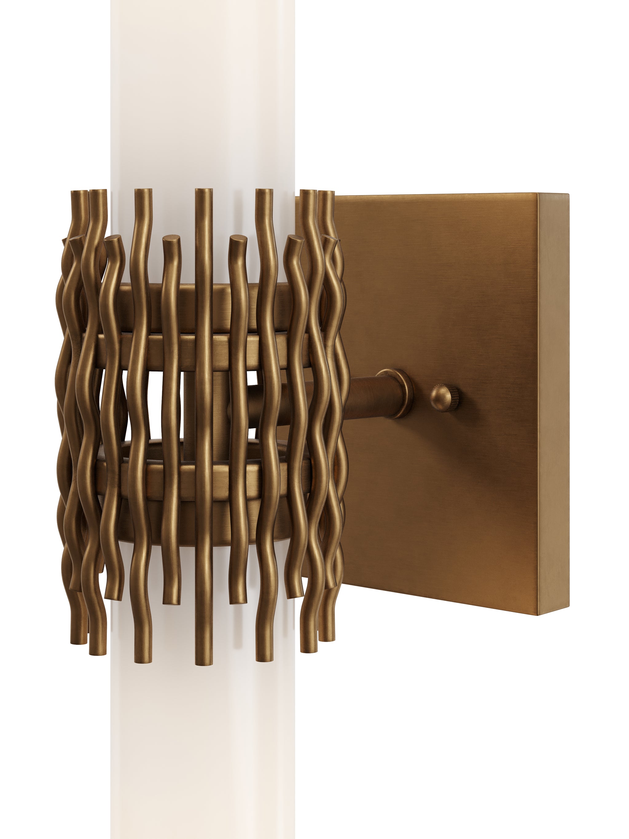 Currey & Company Brietta Brass Bath Wall Sconce