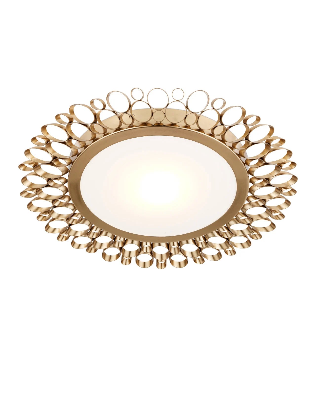 Currey & Company Antares 24" Flush Mount