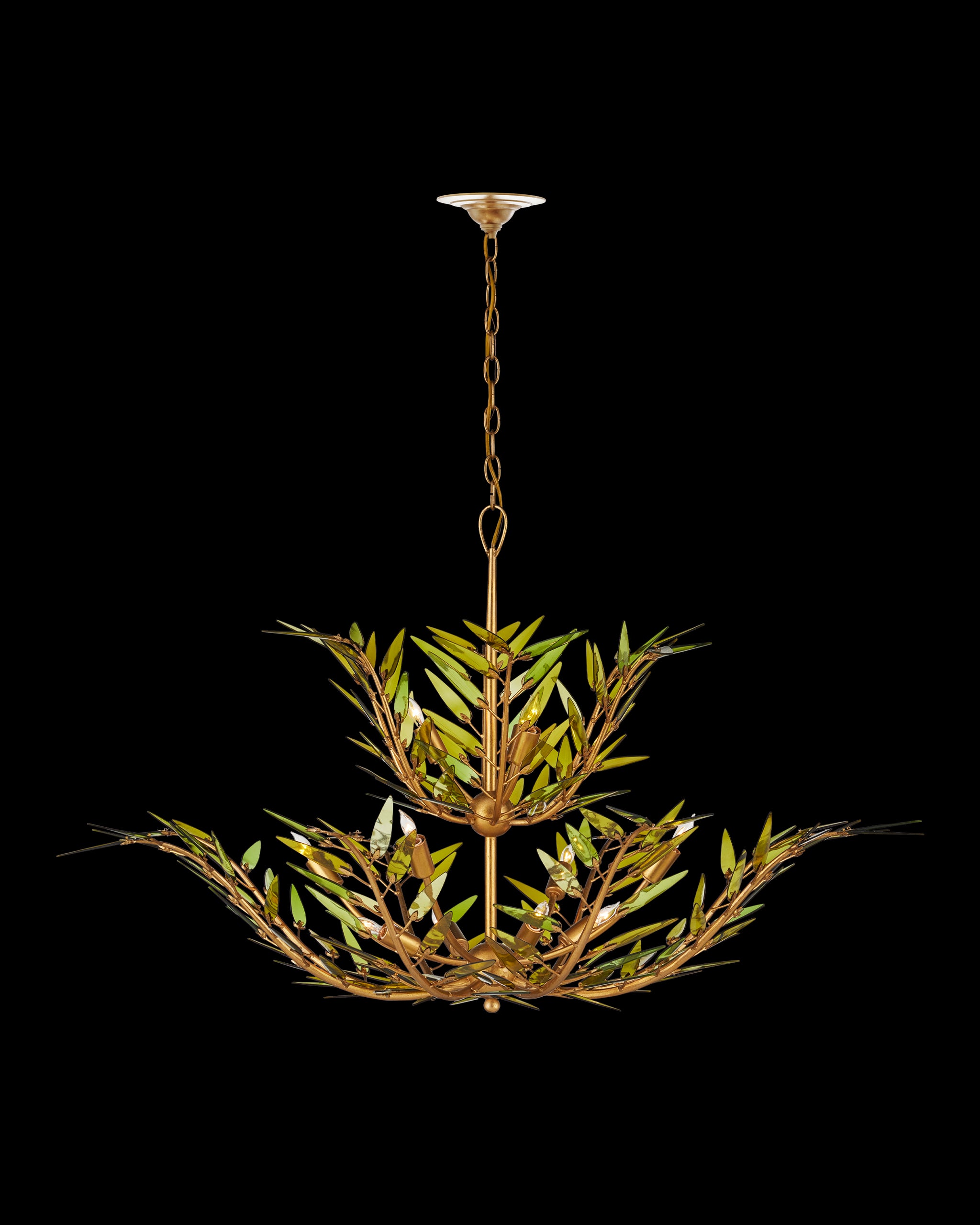 Currey & Company Babylon Two Tier Chandelier