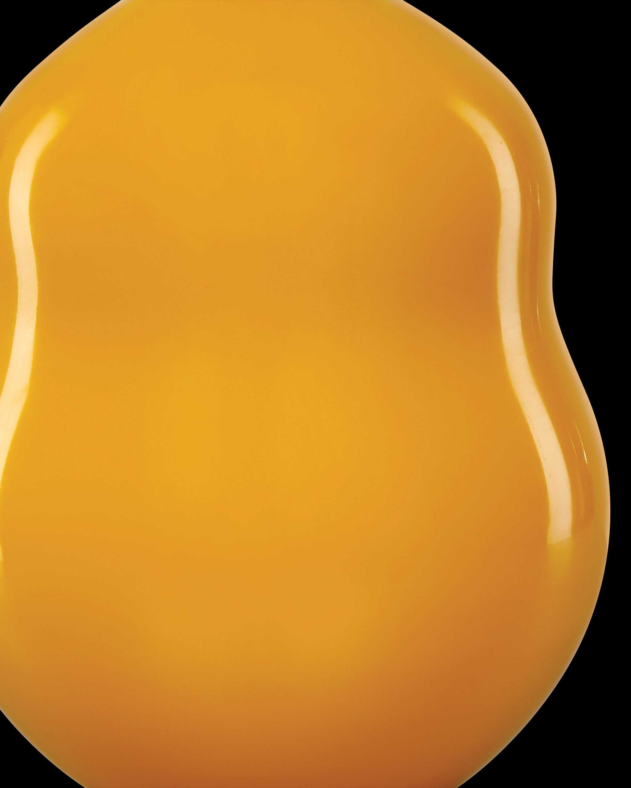 Currey & Company Imperial Yellow Peking Medium Double Gourd Vase