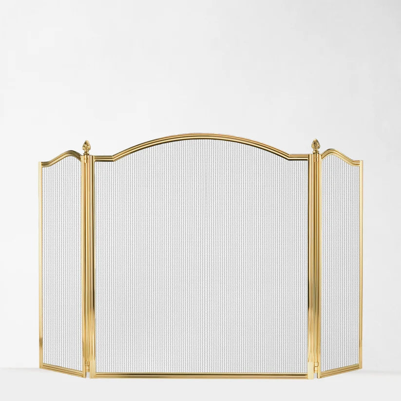 DC Bella Brass Fire Screen