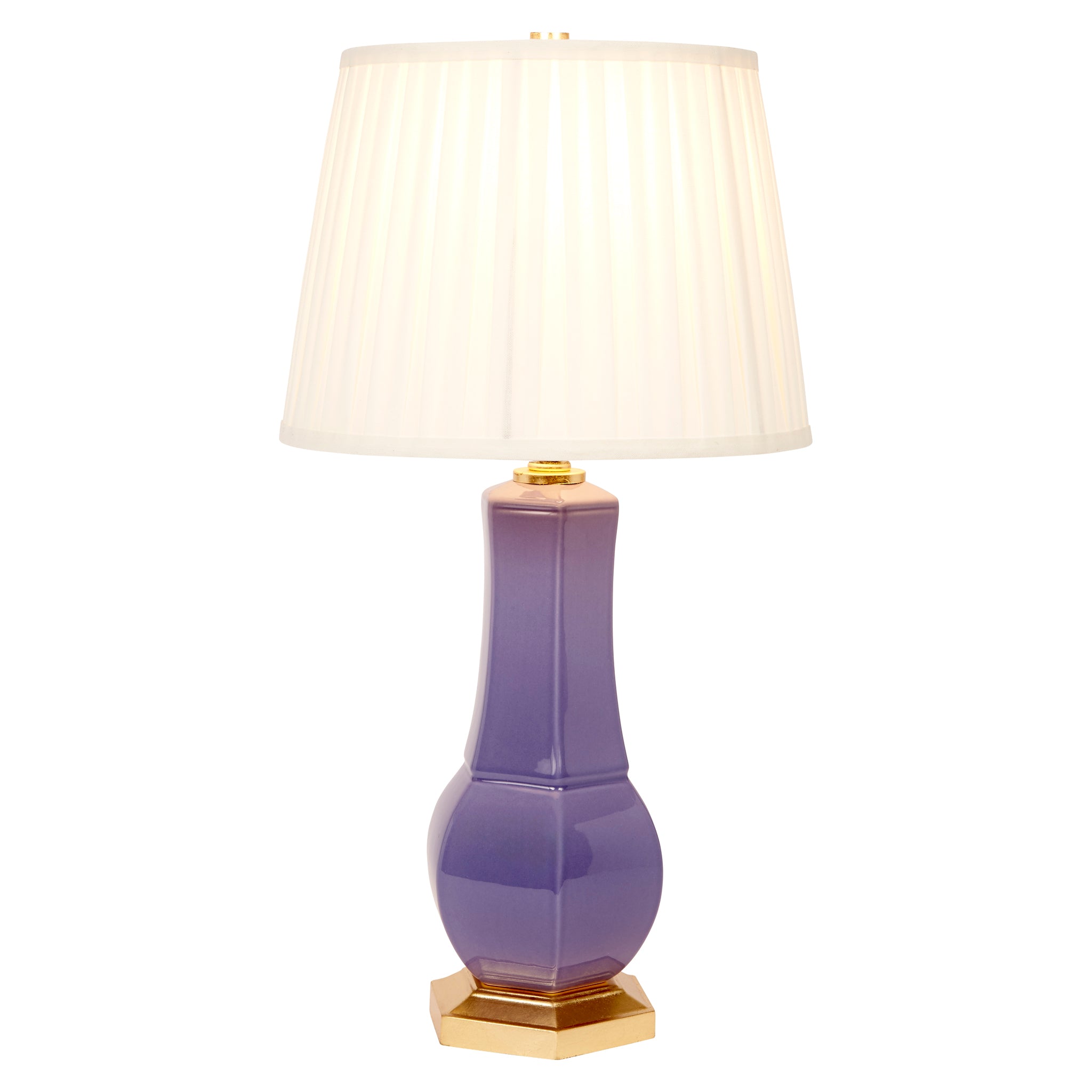 Old World Design Betty Lavender Lamp