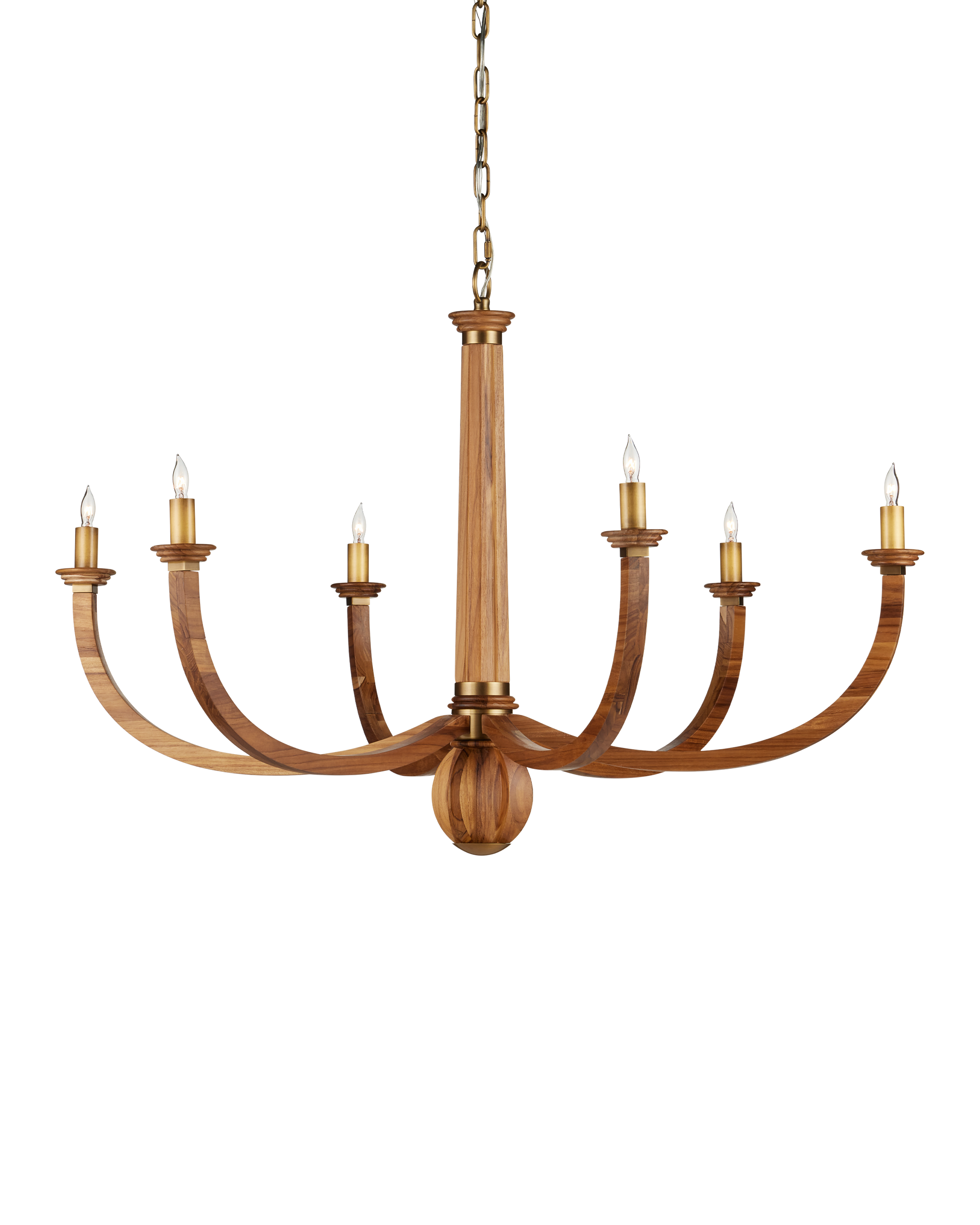 Currey & Company Woodcroft Chandelier