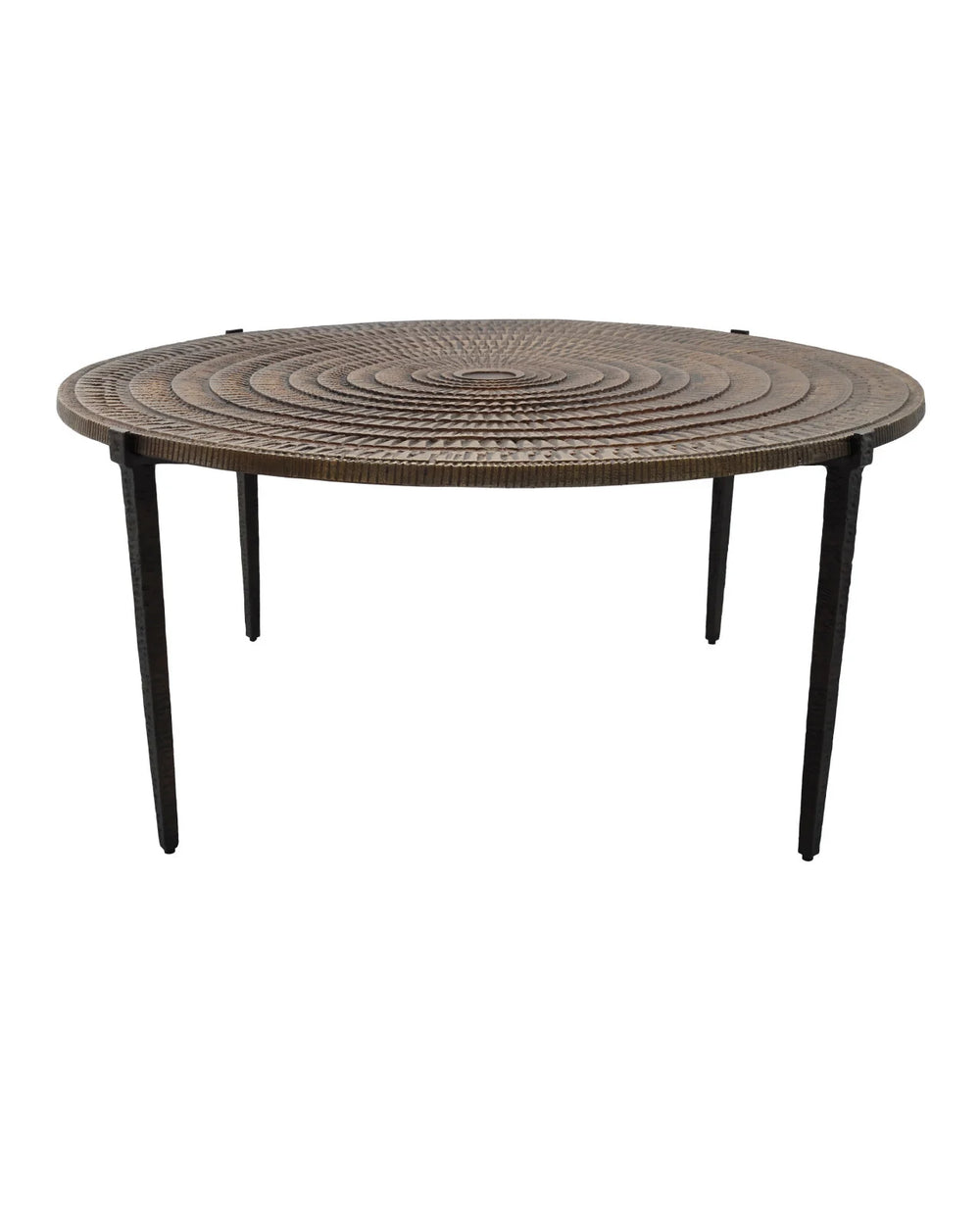 Currey & Company 16.25" Unity Cast Aluminum Cocktail Table