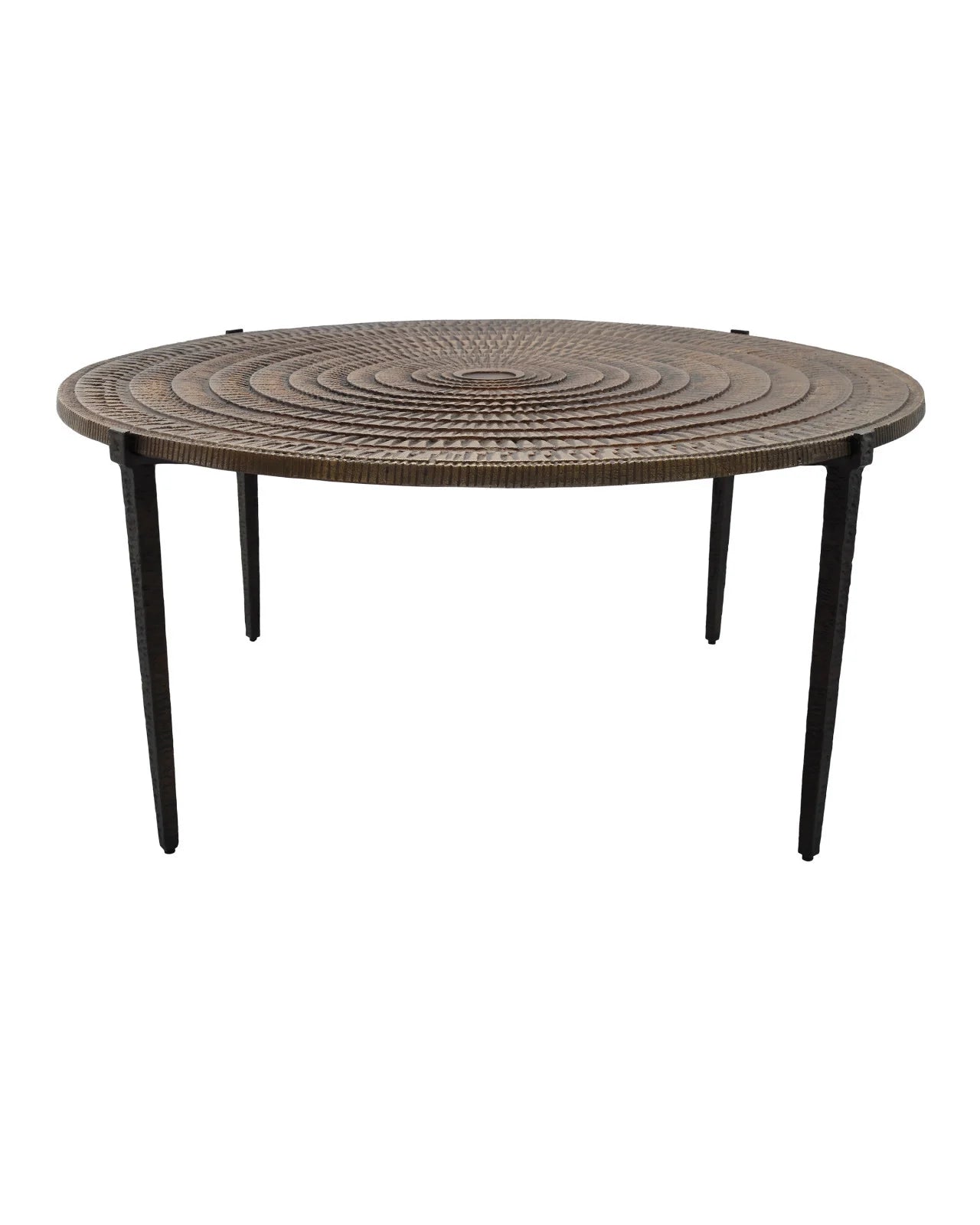 Currey & Company 16.25" Unity Cast Aluminum Cocktail Table