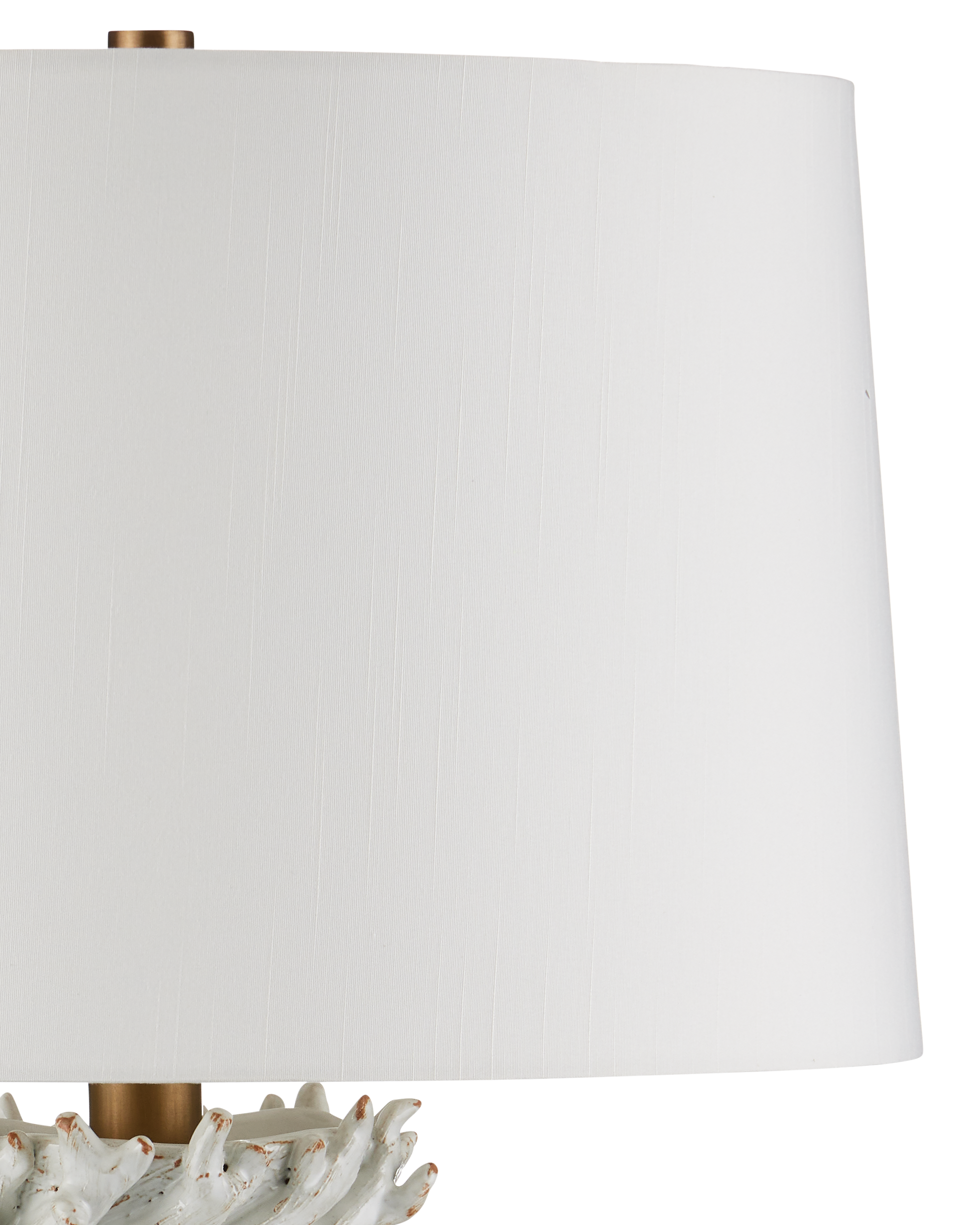 Currey & Company Seadrift White Table Lamp
