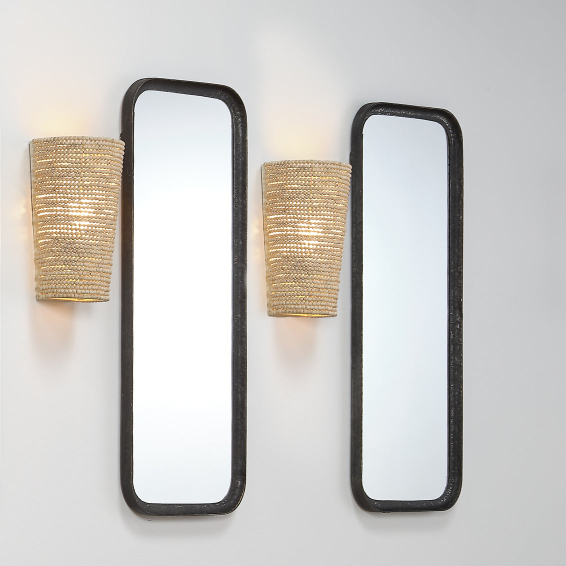 Jamie Young Capital Rounded Rectangular Wall Mirror