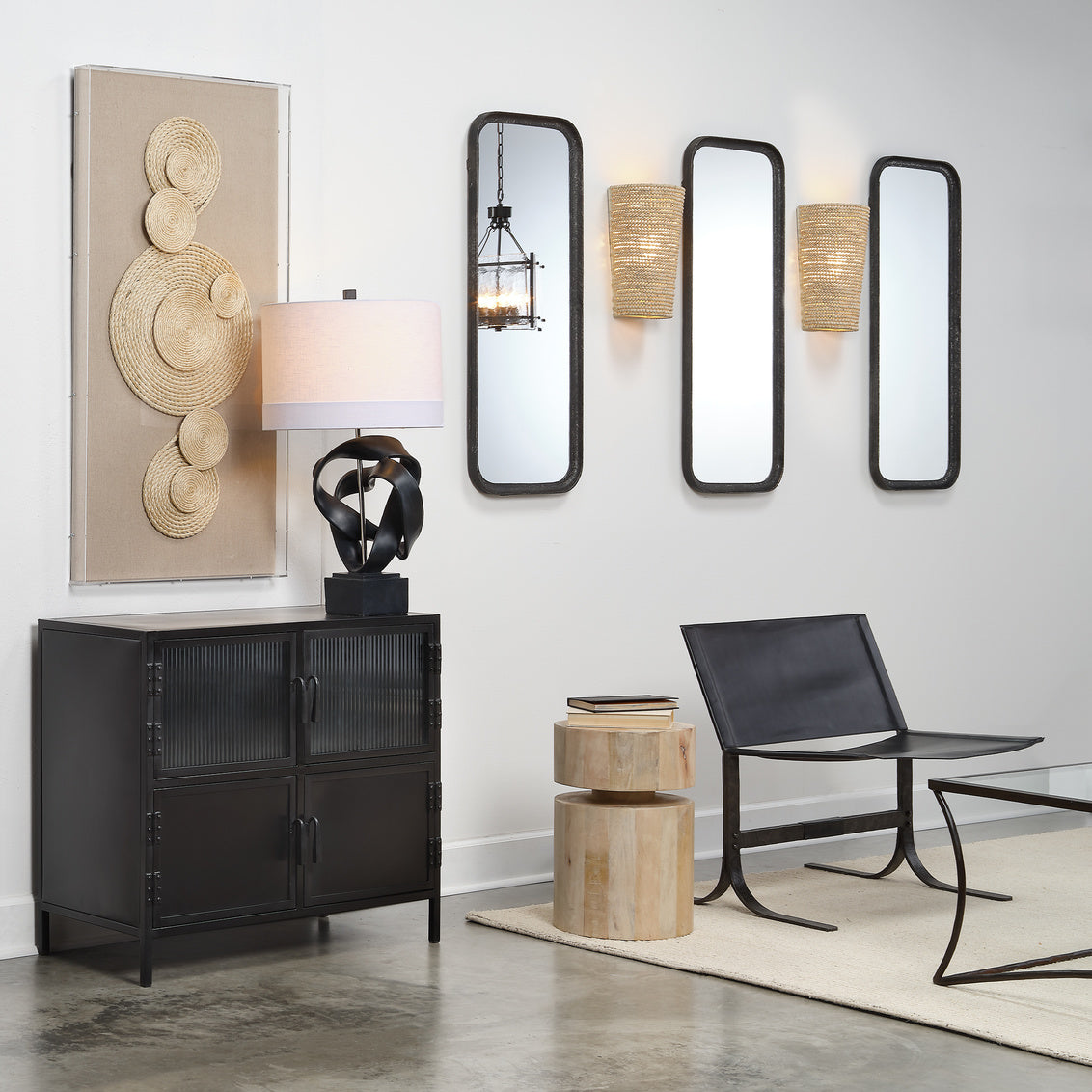 Jamie Young Capital Rounded Rectangular Wall Mirror