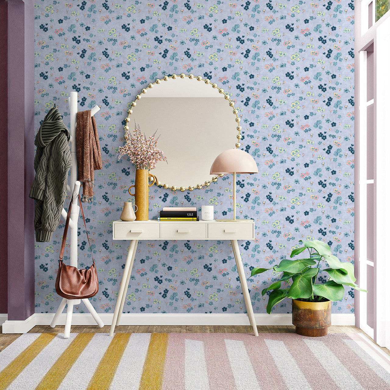 Paule Marrot Flower Field Wallpaper