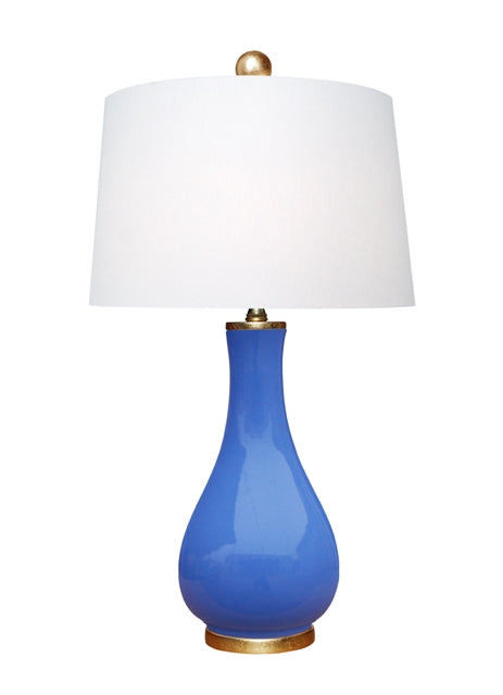 Blue Vase Lamp 31"H