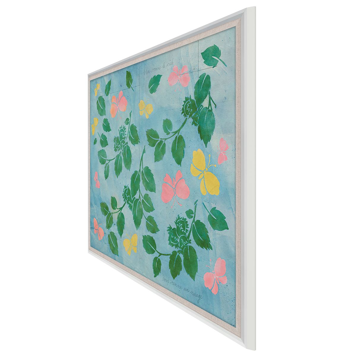 Frederick Steiner Archive, Green Leaves and Butterflies Art