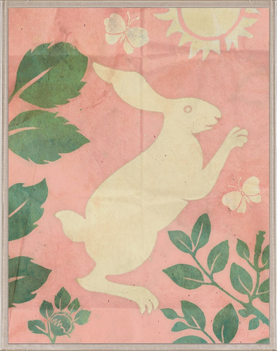 Frederick Steiner Archive, Jumping Rabbits in Pink