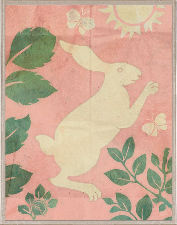 Frederick Steiner Archive, Jumping Rabbits in Pink
