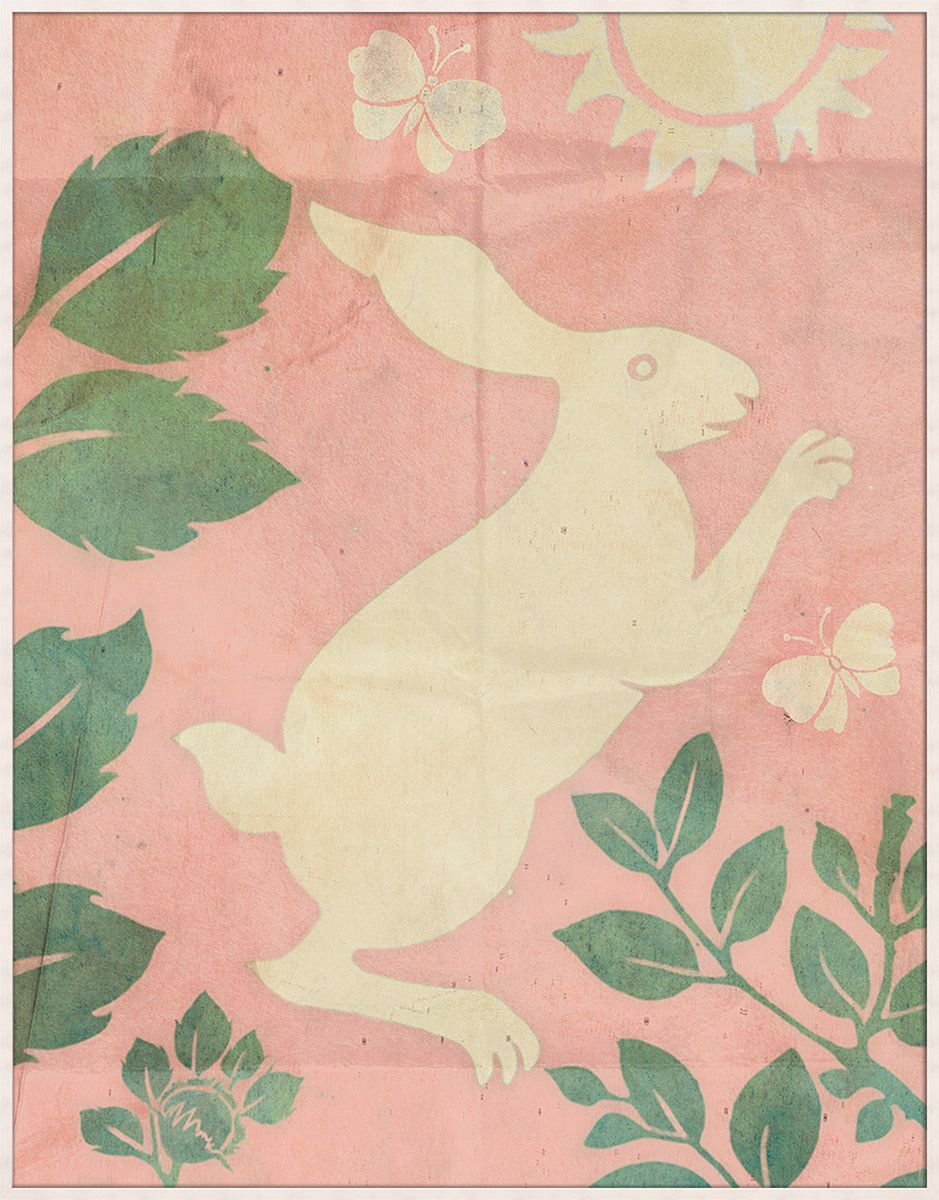 Frederick Steiner Archive, Jumping Rabbits in Pink