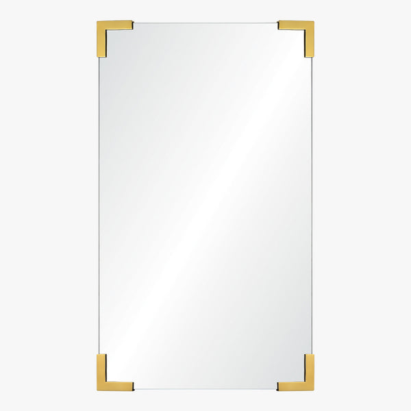 Mirror Home Rectangle Mirror with Corner Details