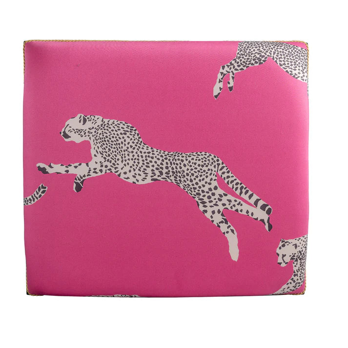 Port 68/ Scalamandre Medallion Leaping Cheetah Bench