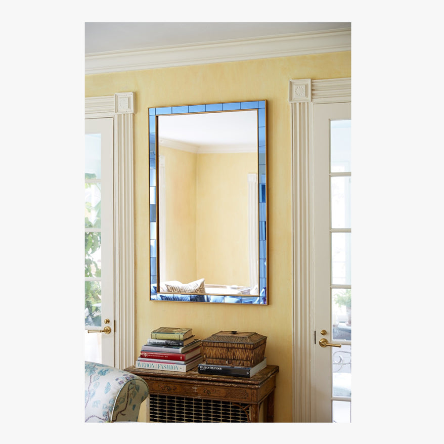 Bunny Williams Grey Rectangular Mirror for Mirror Home