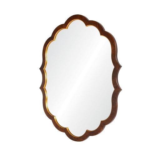 Bunny Williams Burl Wood Mirror