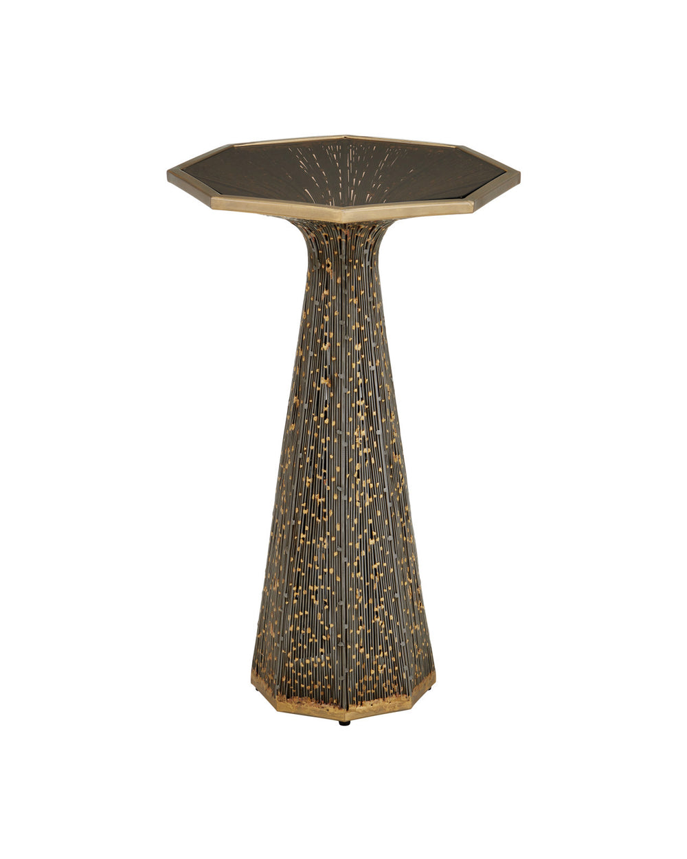 Currey & Company 25" Castor Metal Accent Table