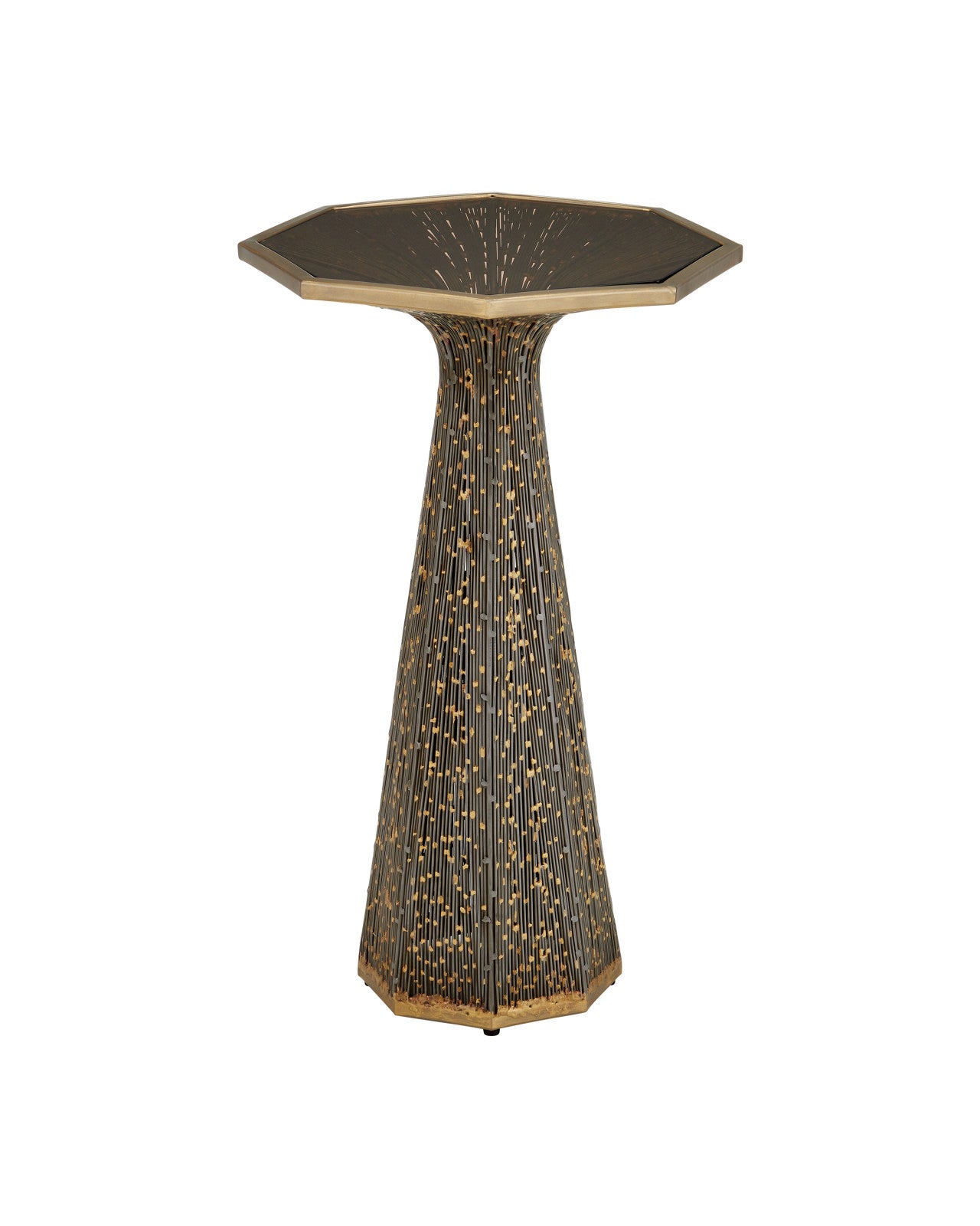 Currey & Company 25" Castor Metal Accent Table