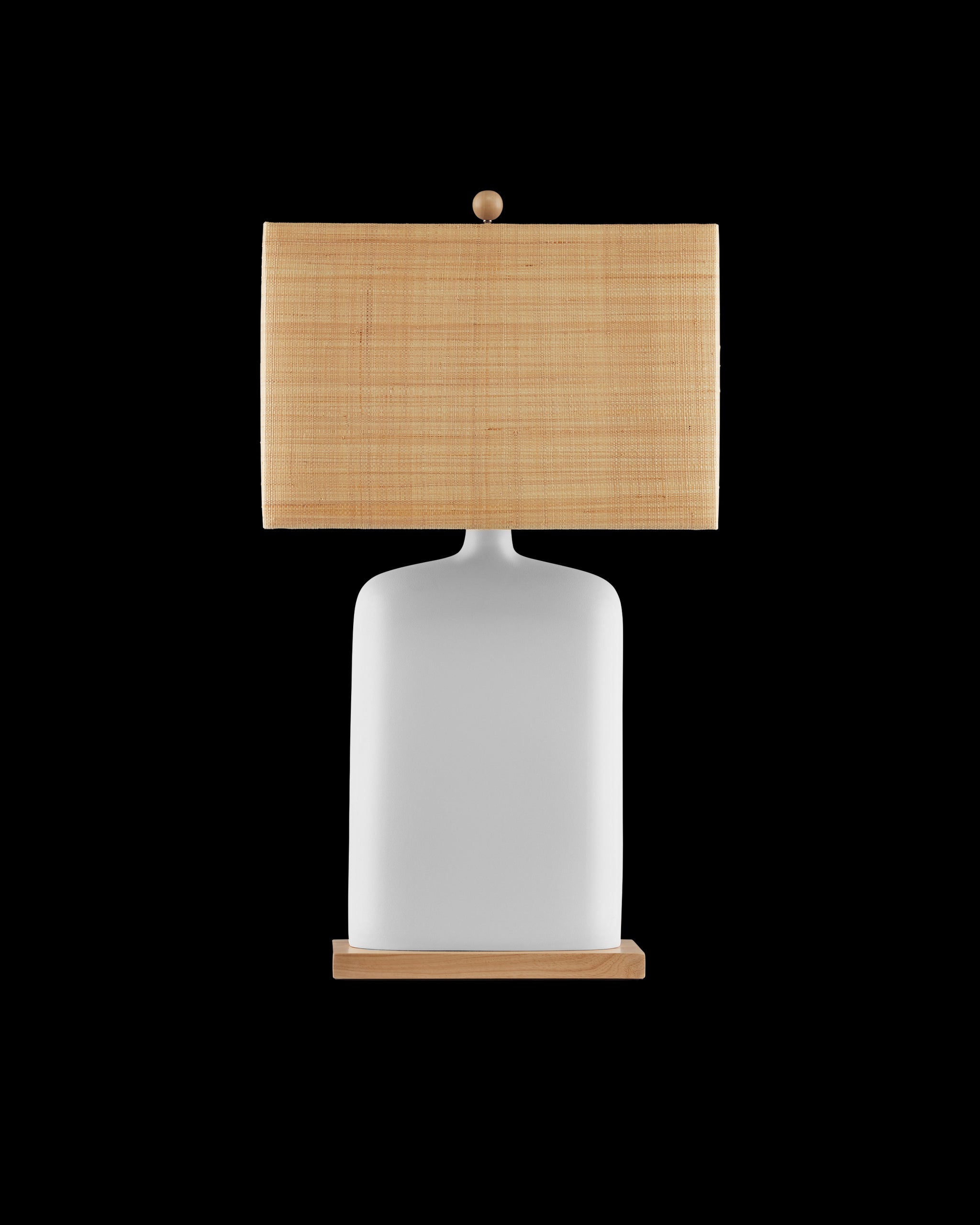 Currey & Company Musing White Table Lamp