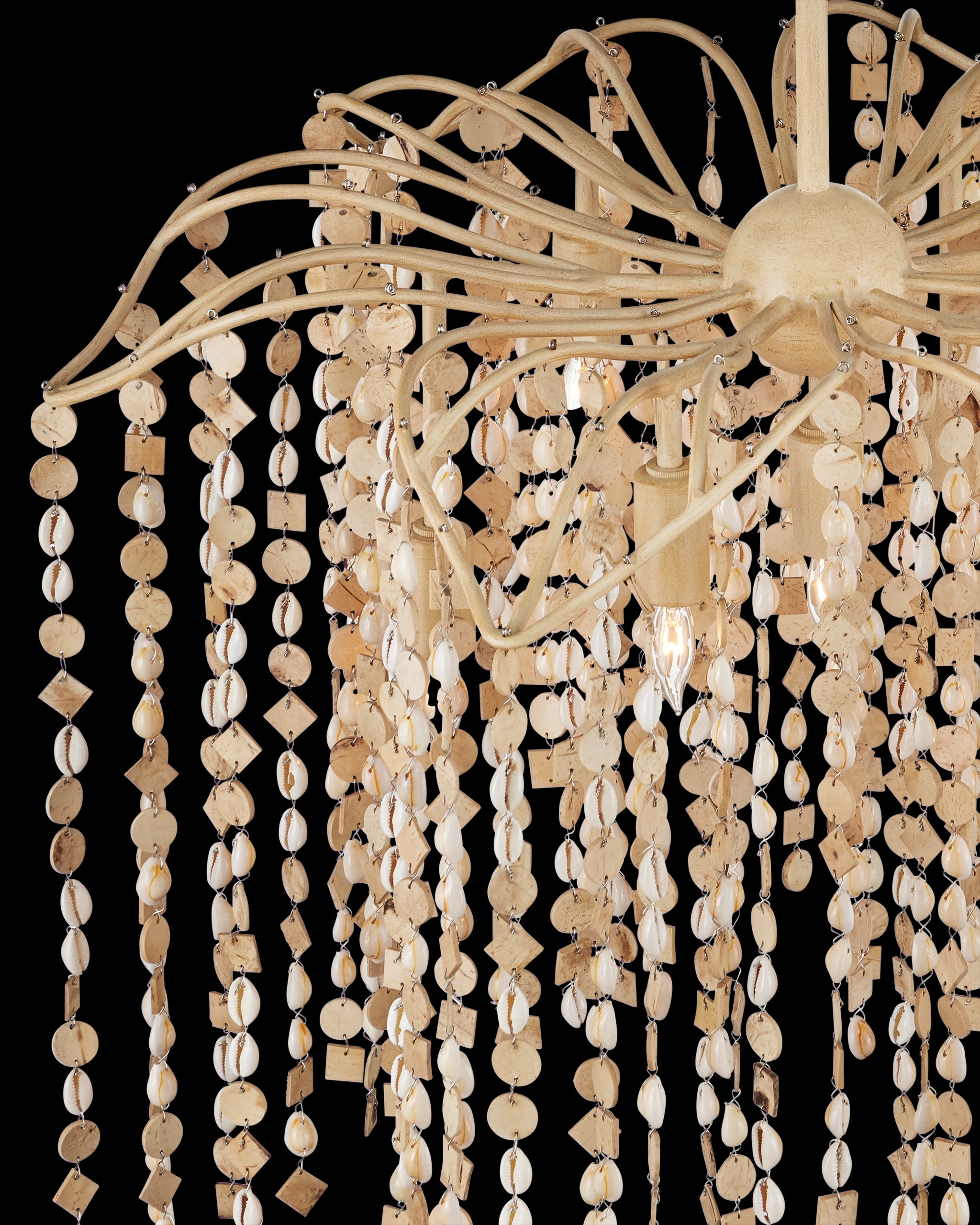 Currey & Company Kealia Medium Chandelier