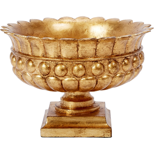 Old World Design Gold Leaf Pompeii Bowl