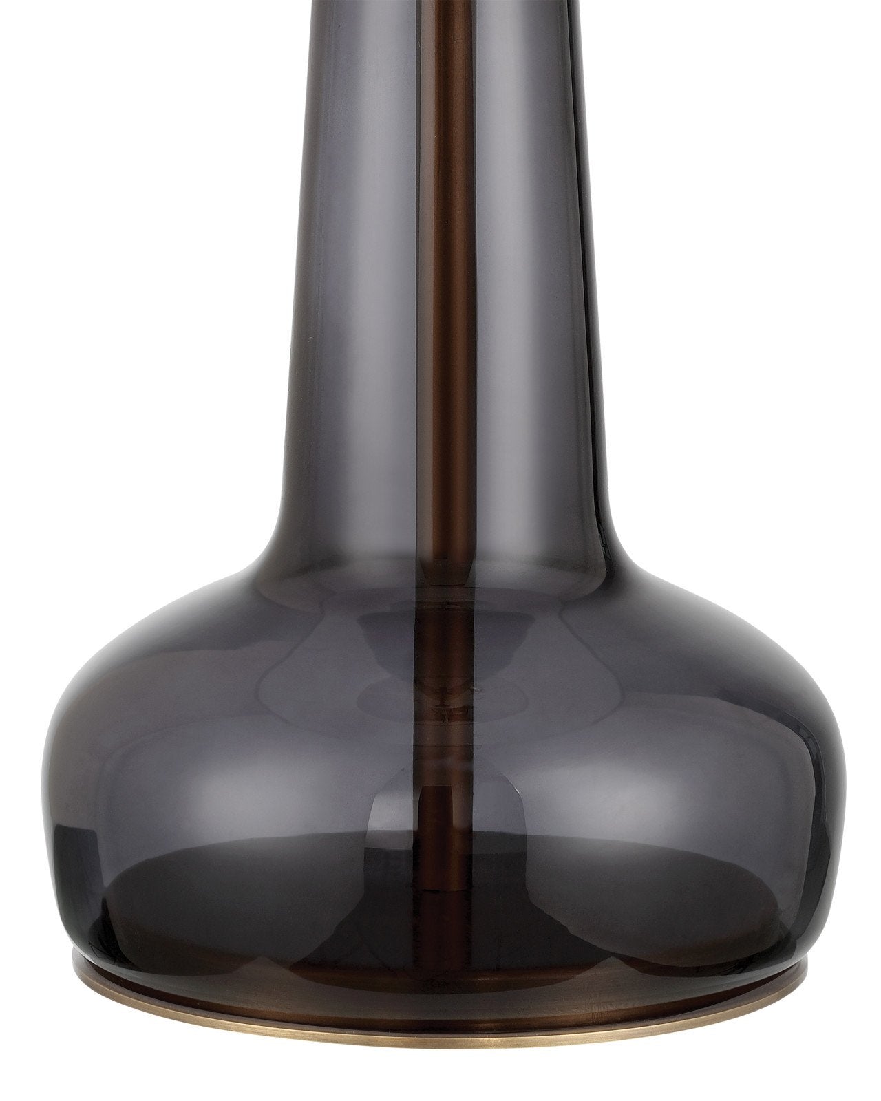 Currey & Company Rosenborg Dark Purple Glass Table Lamp