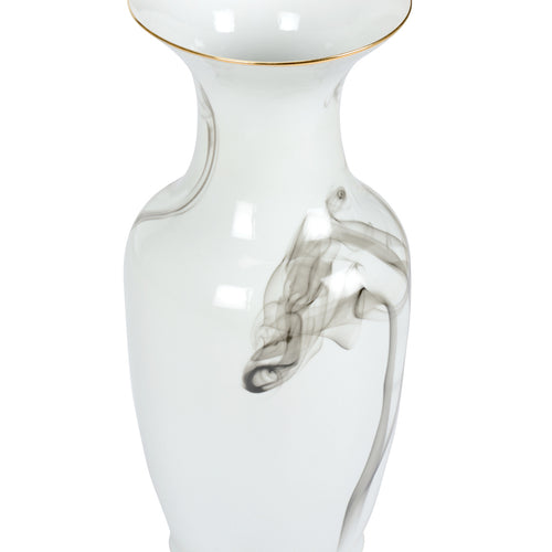 Wildwood White Cinder And Smoke Vase (Lg)