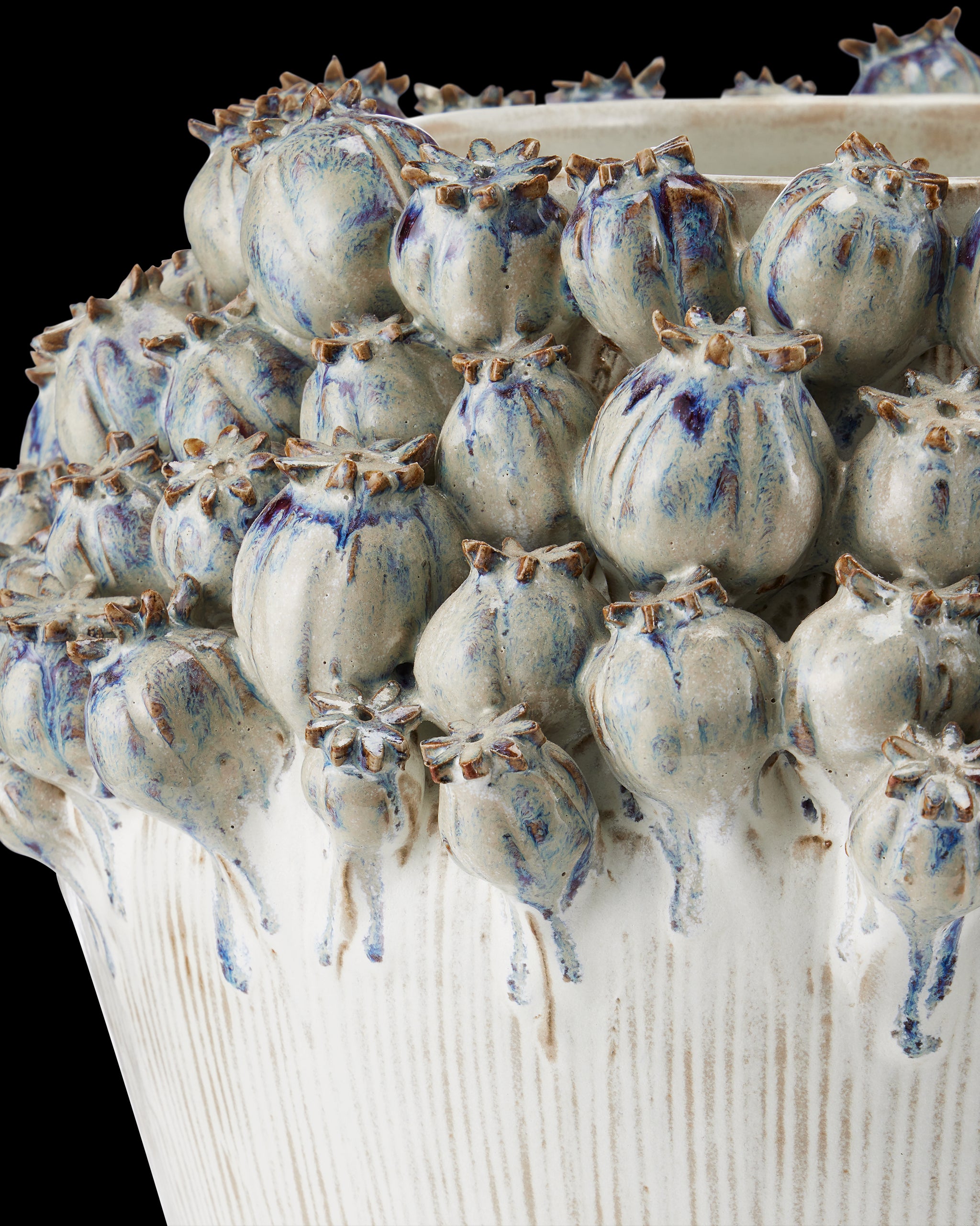 Currey & Company Poppy Pod Crown Large Vase