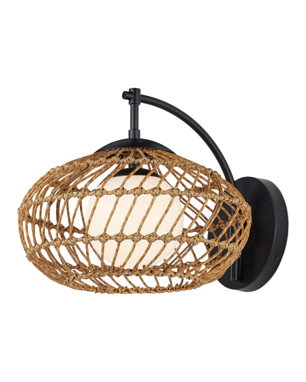 Currey & Company Carriage Black 1 Light Outdoor Wall Sconce