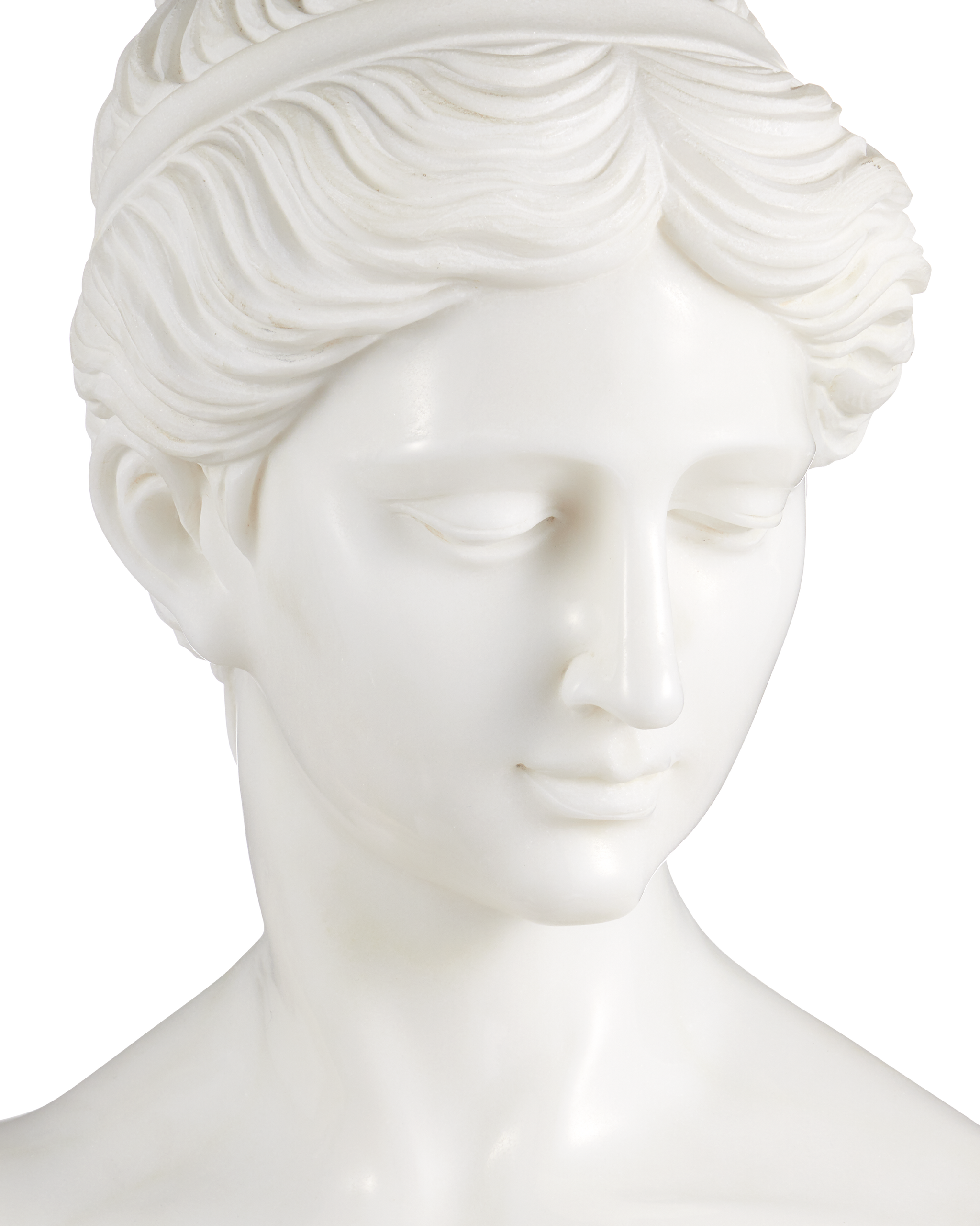 Currey & Company Thea Marble Bust Sculpture