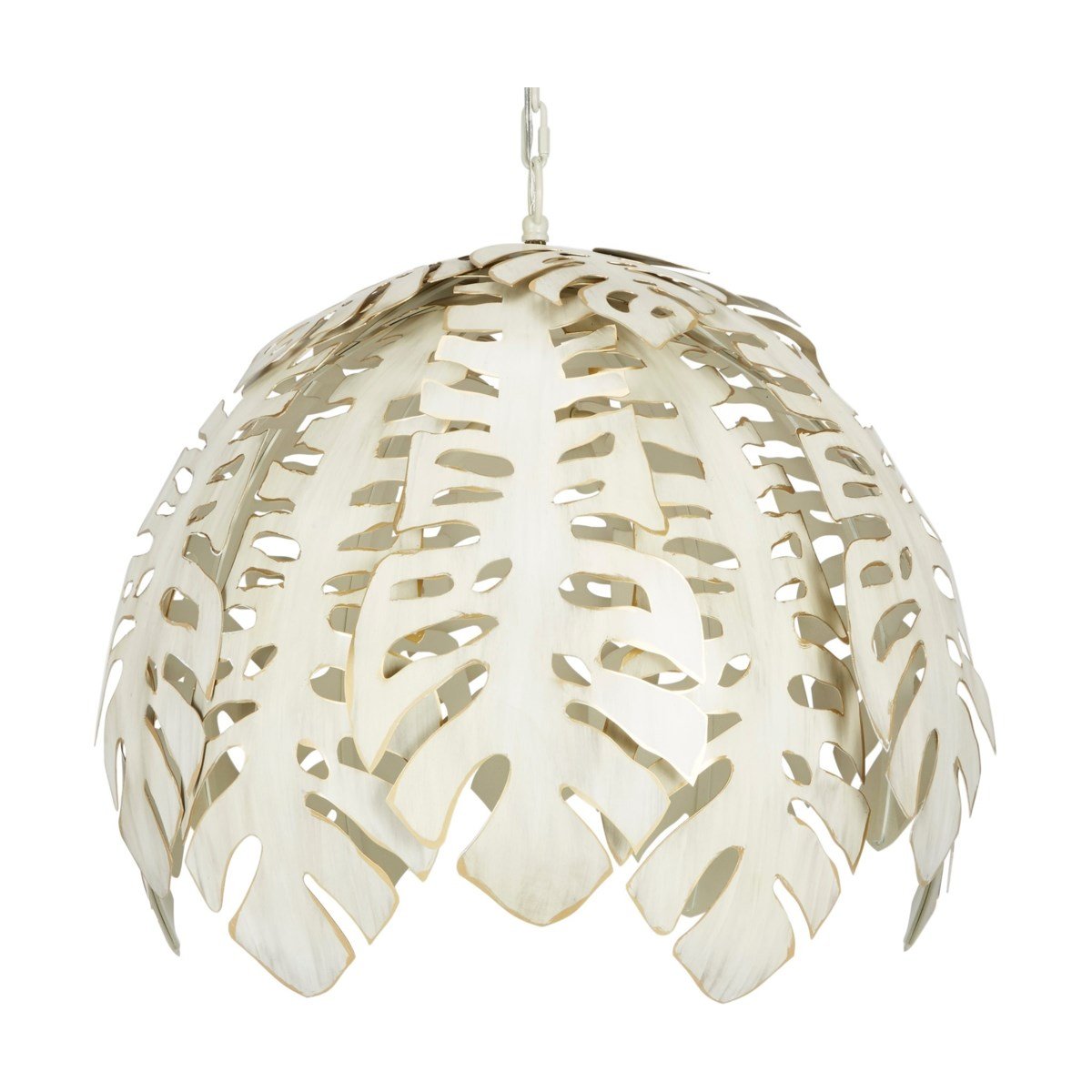 Old World Design Tropical Leaf Chandelier