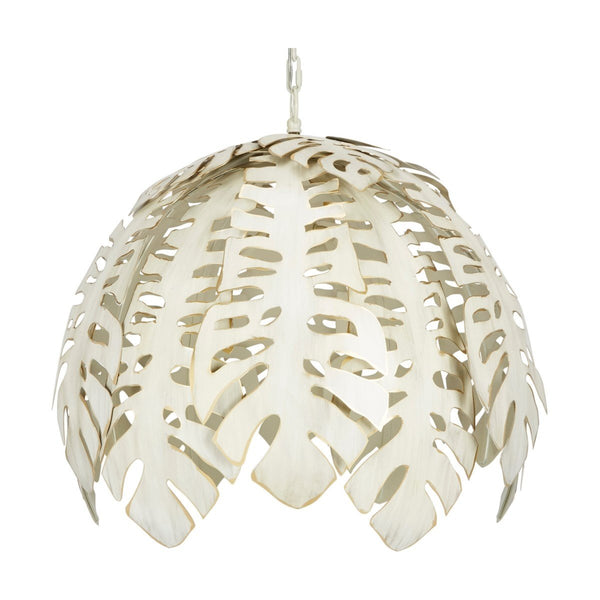 Old World Design Tropical Leaf Chandelier