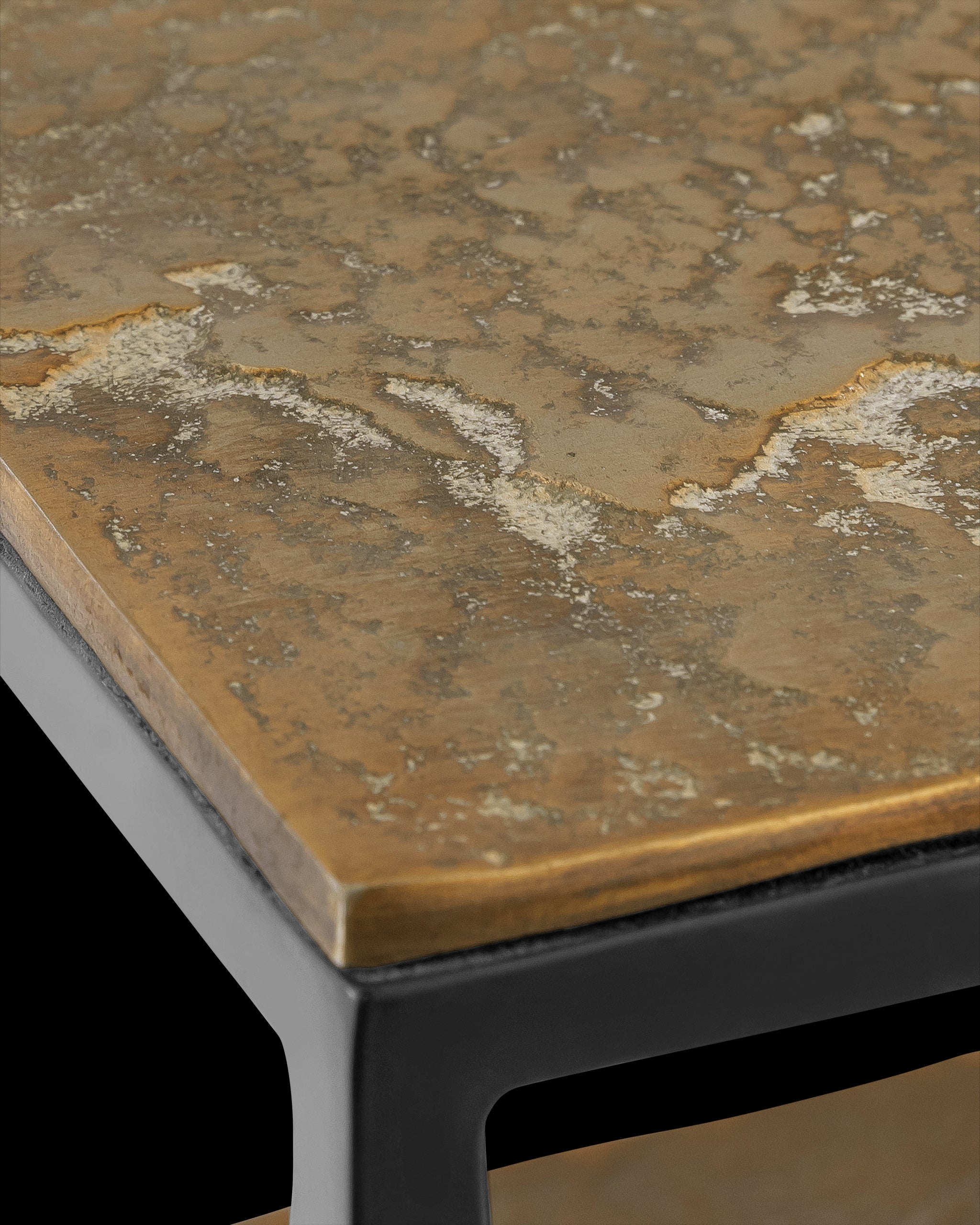 Currey & Company Lathi Brass Console Table