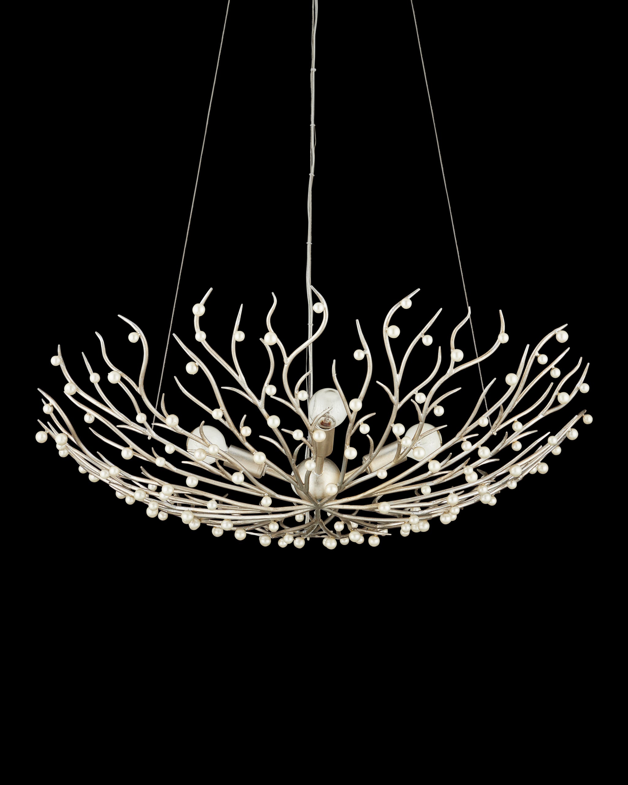 Currey & Company Shinju Pearl Bowl Chandelier