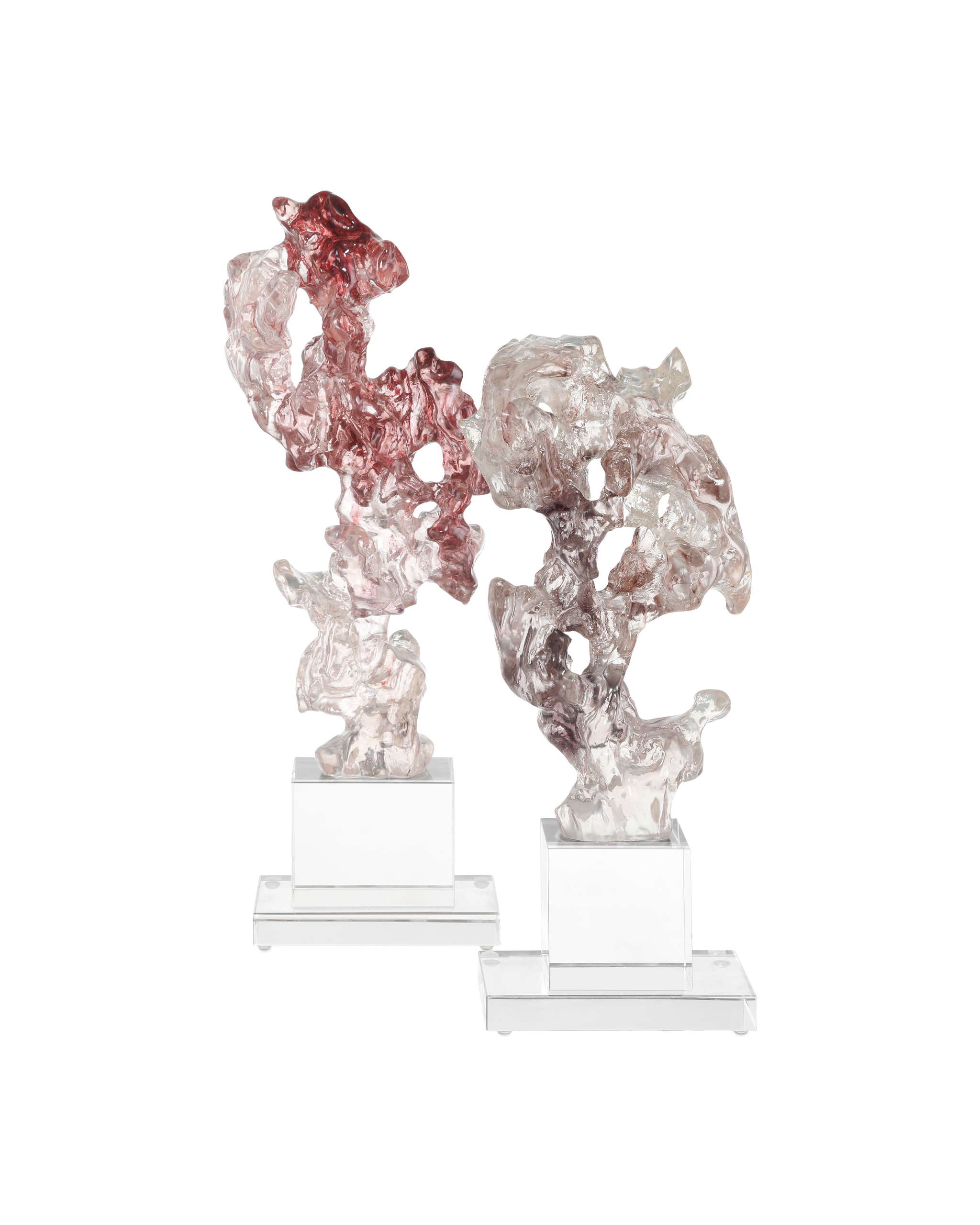 Currey And Company Faux Rock Crystal Sculpture